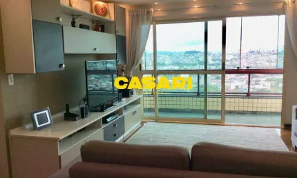 Apartamento com 4 dormitórios à venda, 186 m² - rudge ramos - são bernardo do campo/sp