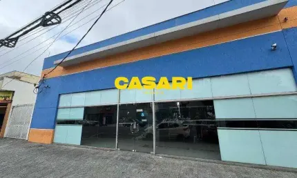Salão comercial com 250 m² e 18 vagas à locação – av. movimentada em são bernardo