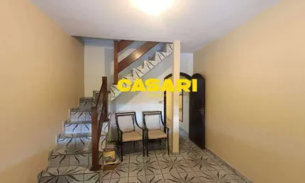 Sobrado com 3 dormitórios para alugar, 184 m² por r$ 3.300,00/mês - jardim las vegas - santo andré/sp