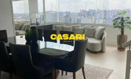 Cobertura Duplex 3 Suítes para Alugar – 199 m² Centro, Santo André/SP