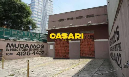Terreno para alugar, 1241 m² por r$ 52.000,00/mês - centro - são bernardo do campo/sp