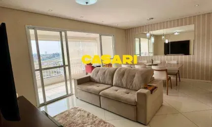 Apartamento com 3 dormitórios para alugar, 107 m² - centro - são bernardo do campo/sp