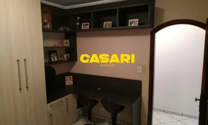 Sobrado com 3 dormitórios à venda, 253 m²- Vila Camilópolis - Santo André/SP
