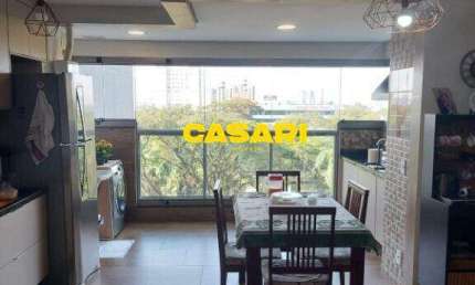 Apartamento com 2 dormitórios à venda, 73 m²- Vila Assunção - Santo André/SP