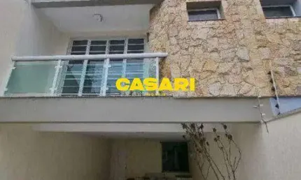 Sobrado com 4 dormitórios à venda, 268 m²- vila boa vista - santo andré/sp