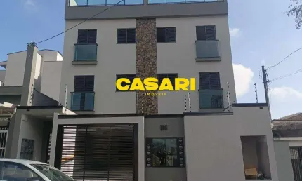 Cobertura com 2 dormitórios à venda, 120 m² - jardim das maravilhas - santo andré/sp