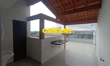 Cobertura com 2 dormitórios à venda, 120 m²- Jardim das Maravilhas - Santo André/SP