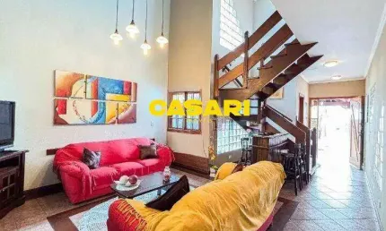 Sobrado com 3 dormitórios, 338 m² - venda por r$ 2.800.000,00 ou aluguel por r$ 20.642,00/mês - campestre - santo andré/sp