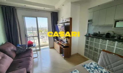 Apartamento com 2 dormitórios à venda, 56 m² - taboão - são bernardo do campo/sp
