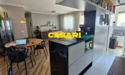 Apartamento com 2 dormitórios à venda, 93 m² - Vila Valparaíso - Santo André/SP