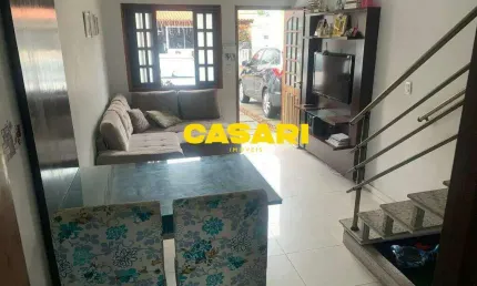 Sobrado com 2 dormitórios à venda, 80 m² - jardim lauro gomes - são bernardo do campo/sp