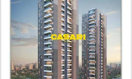 Apartamento com 3 dormitórios à venda, 87 m²- jardim - santo andré/sp