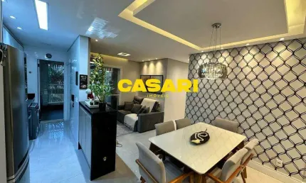 Apartamento com 3 dormitórios à venda, 74 m² - Jardim Hollywood - São Bernardo do Campo/SP