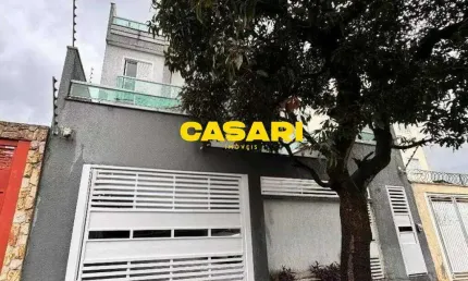 Cobertura com 2 dormitórios à venda, 96 m² - Vila Lutécia - Santo André/SP