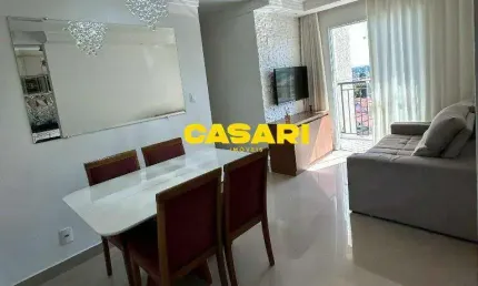 Apartamento 2 dormitórios com vista livre e lazer completo - 50m² em condomínio em são bernardo