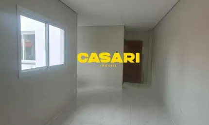 Cobertura com 2 dormitórios à venda, 88 m² - vila scarpelli - santo andré/sp