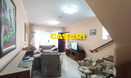 Sobrado com 3 dormitórios à venda, 156 m² - independência - são bernardo do campo/sp