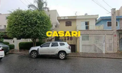 Sobrado com 3 dormitórios à venda, 301 m² - vila valparaíso - santo andré/sp