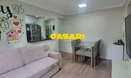 Apartamento com 2 dormitórios à venda, 54 m²- jardim irajá - são bernardo do campo/sp
