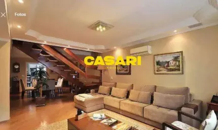 Sobrado com 3 dormitórios à venda, 266 m² - Paraíso - Santo André/SP