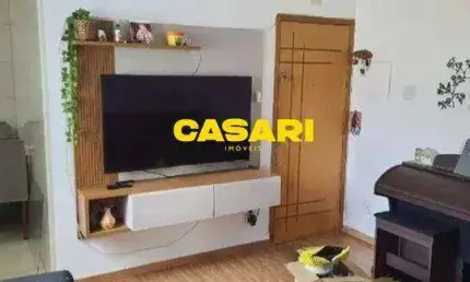 Apartamento com 2 dormitórios à venda, 63 m² - Utinga - Santo André/SP