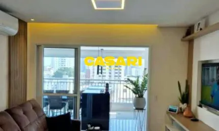 Apartamento com 3 dormitórios à venda, 117 m² - centro - santo andré/sp