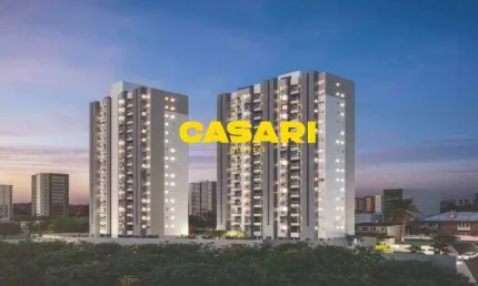 Apartamento com 2 dormitórios à venda, 56 m² - Vila Assunção - Santo André/SP