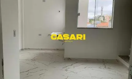 Cobertura com 2 dormitórios à venda, 105 m² - campestre - santo andré/sp