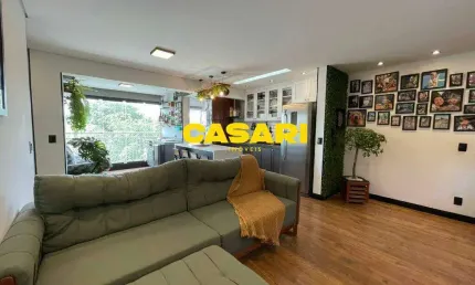 Apartamento 2 dormitórios 70 m² porteira fechada à venda - centro - são bernardo do campo | casari imóveis