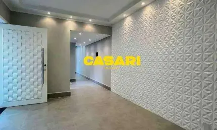 Sobrado com 3 dormitórios à venda, 180 m² - jardim do estádio - santo andré/sp