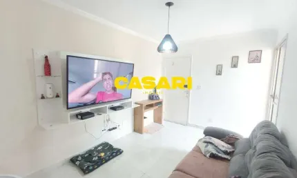 Apartamento com 2 dormitórios à venda, 50 m² - taboão - são bernardo do campo/sp