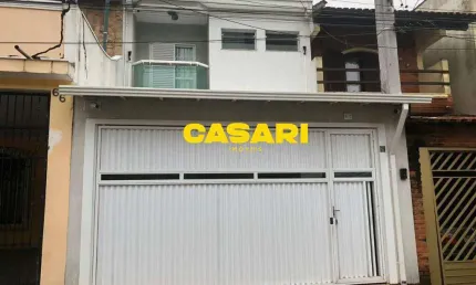 Sobrado com 3 dormitórios à venda, 190 m² - Vila Tibiriçá - Santo André/SP