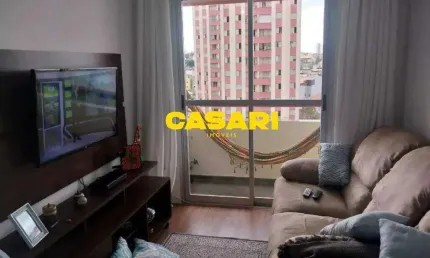 Apartamento com 2 dormitórios à venda, 56 m² - jardim do estádio - santo andré/sp