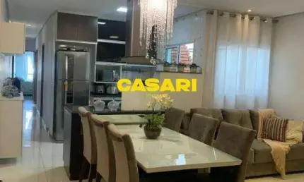 Apartamento no 1º andar com 3 dormitórios e varanda gourmet em são bernardo do campo