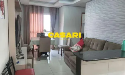 Apartamento com 2 dormitórios à venda, 52 m² - santa maria - santo andré/sp