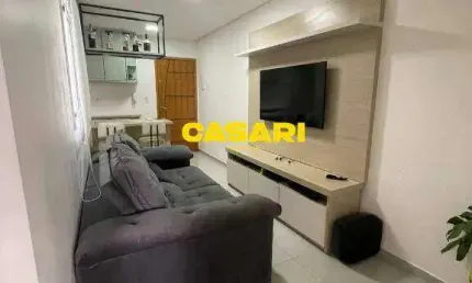 Cobertura com 2 dormitórios à venda, 90 m² - vila vitória - santo andré/sp