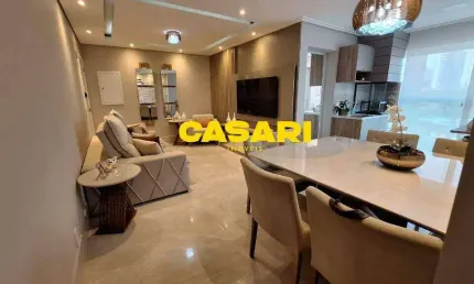 Apartamento com 3 dormitórios à venda, 96 m² - baeta neves - são bernardo do campo/sp