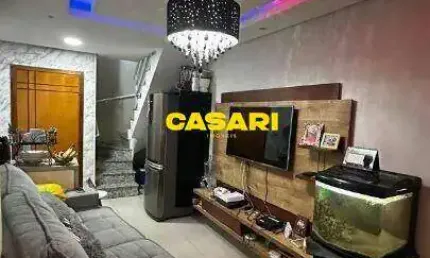 Cobertura com 2 dormitórios à venda, 99 m² - vila marina - santo andré/sp