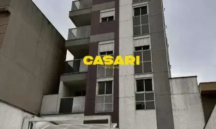Cobertura com 2 dormitórios à venda, 118 m² - vila scarpelli - santo andré/sp