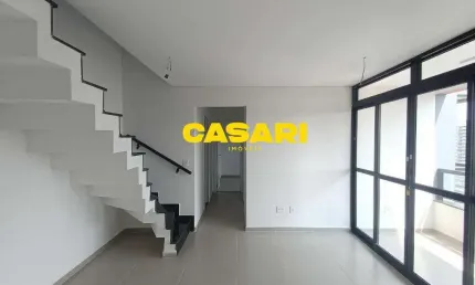 Cobertura com 2 dormitórios à venda, 118 m² - baeta neves - são bernardo do campo/sp