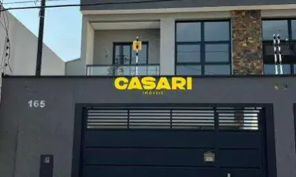 Casa Térrea com 3 Dormitórios e 3 Vagas à Venda no Jardim Santo Antônio – Santo André/SP