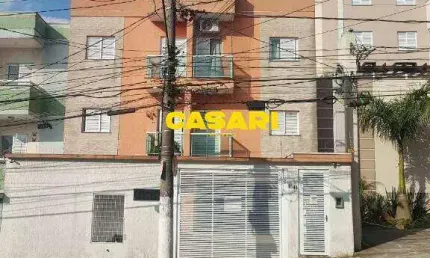 Apartamento com 2 dormitórios à venda, 46 m² - vila humaitá - santo andré/sp