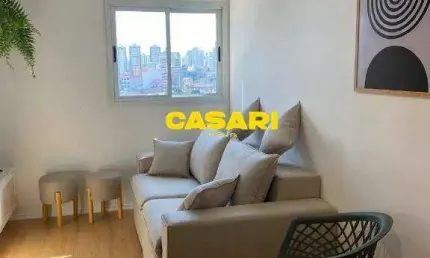 Apartamento com 1 dormitório à venda, 49 m² - casa branca - santo andré/sp
