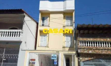 Cobertura com 2 dormitórios à venda, 100 m² - vila camilópolis - santo andré/sp