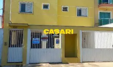 Cobertura com 2 dormitórios à venda, 98 m² - vila camilópolis - santo andré/sp