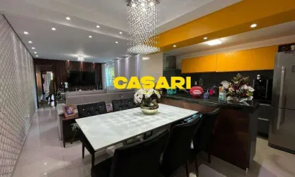 Cobertura com 3 dormitórios à venda, 200 m² - vila lucinda - santo andré/sp