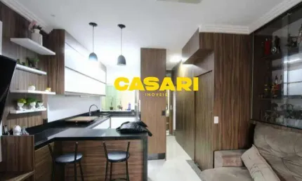 Sobrado com 2 dormitórios à venda, 114 m² - Vila Humaitá - Santo André/SP
