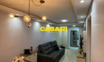 Apartamento com 2 dormitórios à venda no jardim cristiane – santo andré/sp
