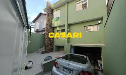 Sobrado com 3 dormitórios à venda, 260 m² - paraíso - santo andré/sp