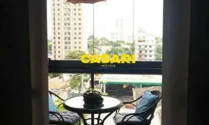 Apartamento com 3 dormitórios à venda, 95 m² - vila valparaíso - santo andré/sp